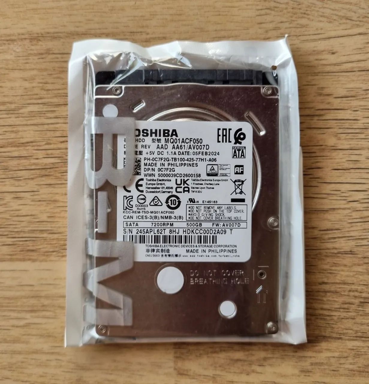 HD de notebook 500gb/ 7200rpm - Foto 3