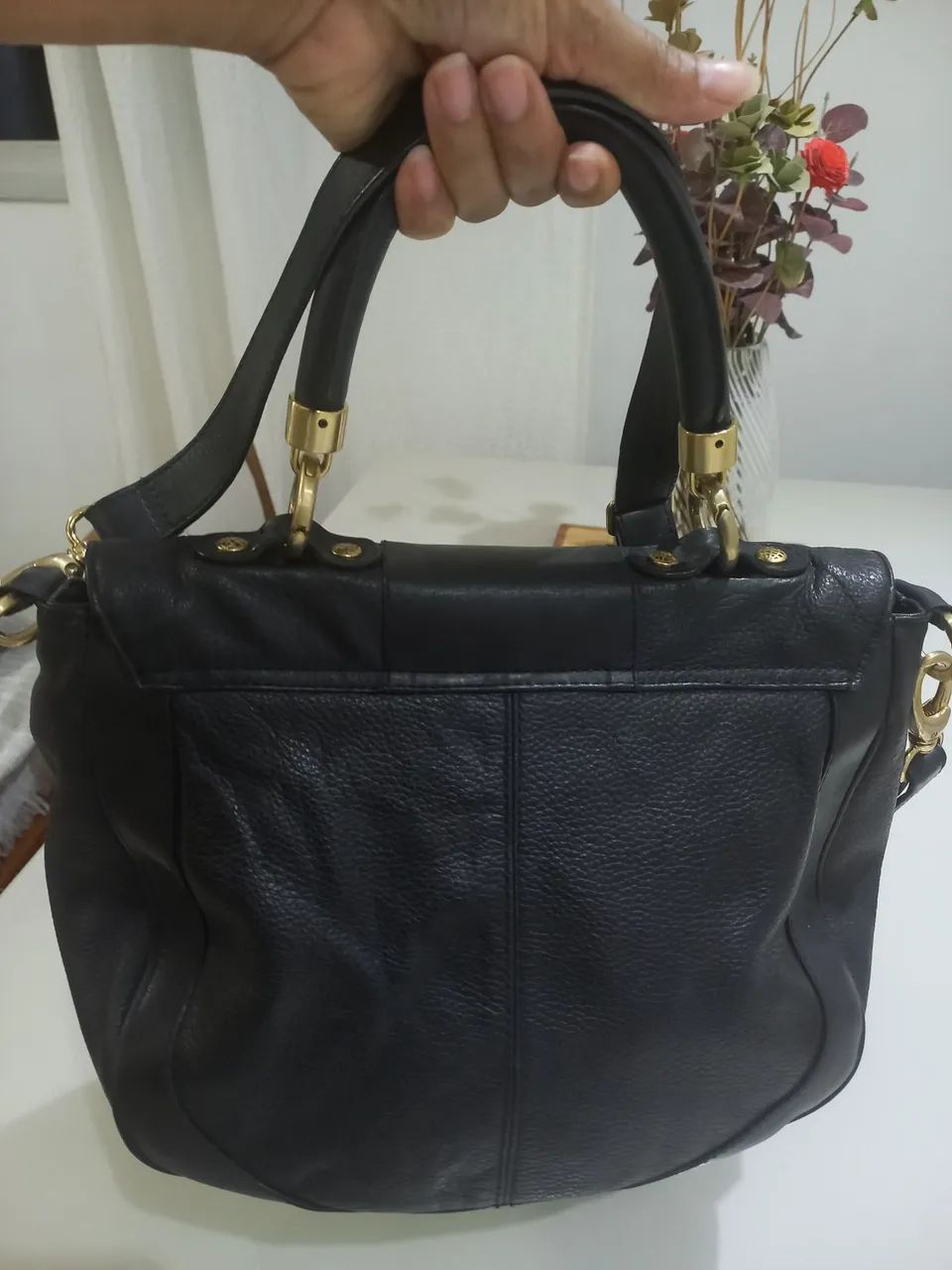 Bolsa de couro legitimo,Dumond - Foto 3