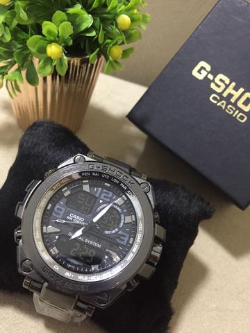 Relógio g shock g-steel