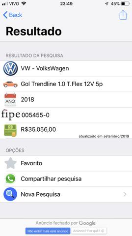 Novo gol g7 trendline 1.0 flex 2018 completo, único dono, financio!!! - Foto 16
