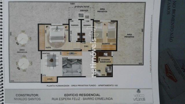 Apartamento à venda com 2 dormitórios em Vila ermelinda, Belo horizonte cod:769616 - Foto 4