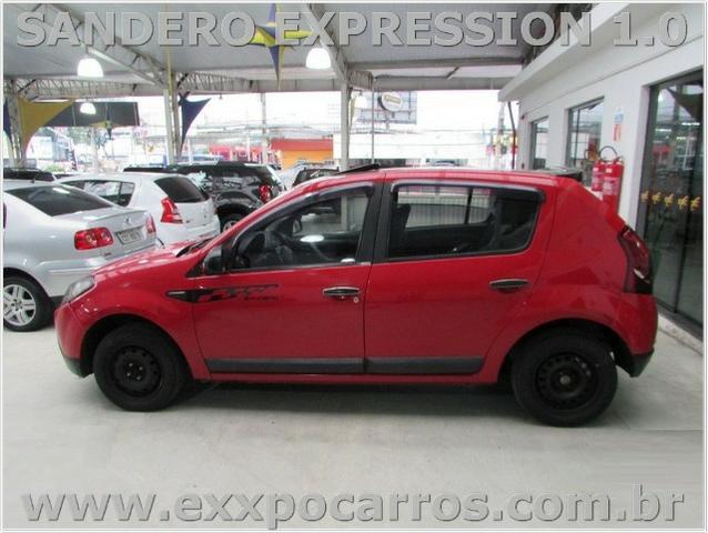 Renault Sandero Expression 1.0 Flex - Ano 2010 - Teto Solar - Bem Conservado - Foto 6