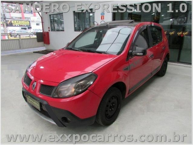 Renault Sandero Expression 1.0 Flex - Ano 2010 - Teto Solar - Bem Conservado - Foto 2