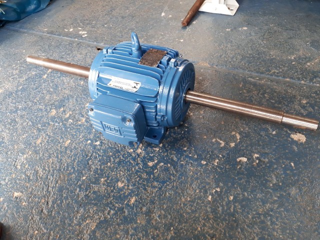 Motor elétrico trifásico 2 cv rpm 860. - Foto 5