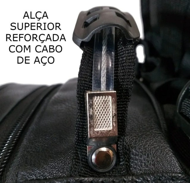 Mochila Masculina Feminina Escolar Grande Impermeável Reforçada - Foto 4