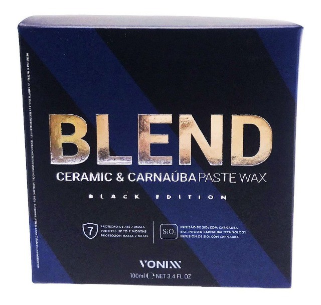 Cera De Carnaúba Paste Wax Blend Black Edition 100ml Vonixx