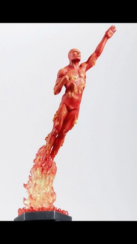 Human Torch Bowen Designs Versão Action Quarteto Fantástico 