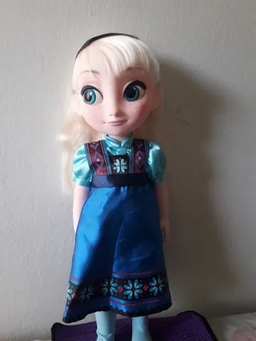 Boneca Elsa Frozen Animators Disney Original 40 Cm