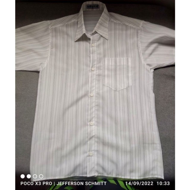 Camisa Social Manga Curta Tenero P