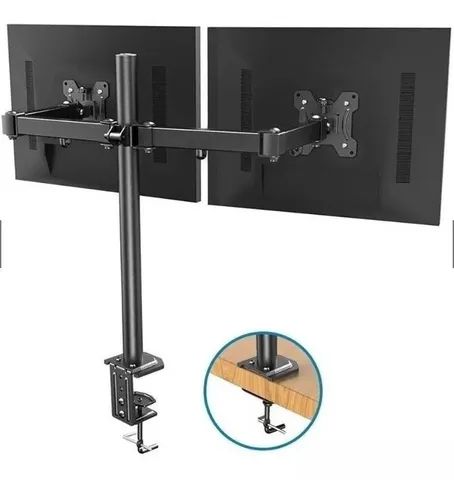 Suporte MXT Bi-Articulado para 2 monitores 13" à 32" - Gtech - Foto 3