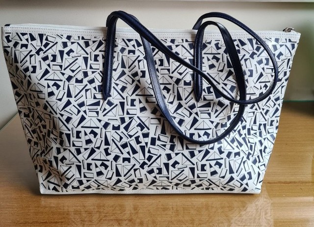 Bolsa Lacoste Original Split Cow Leather Nf1164 - Foto 2