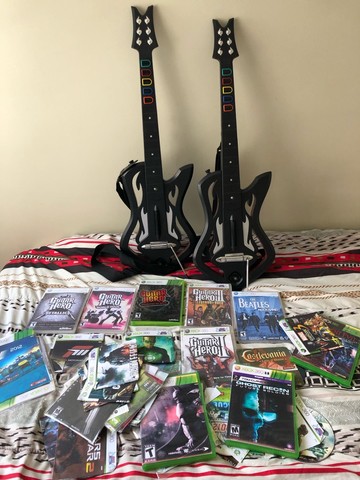 Guitarra guitar hero xbox 360 original | +18 anúncios na OLX Brasil