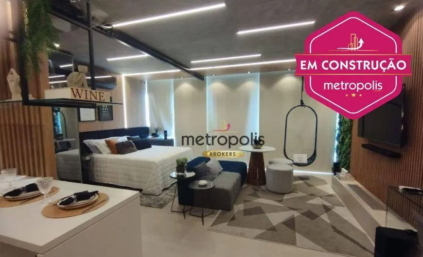 Studio à venda, 37 m² por R$ 428.853,00 - Centro - São Caetano do Sul/SP