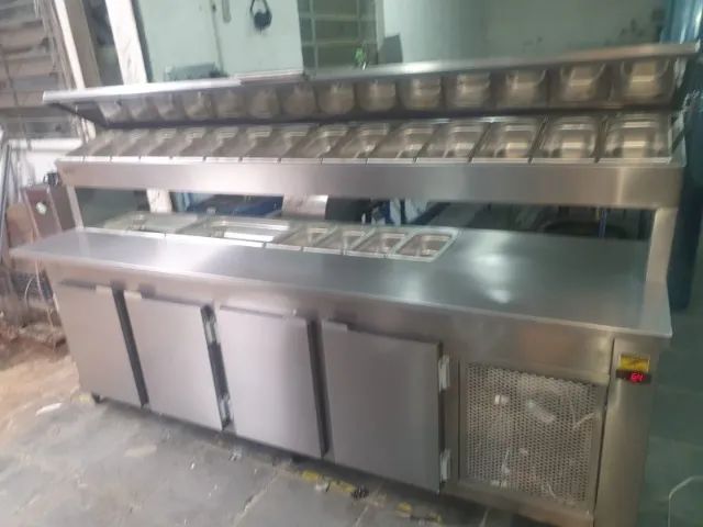 Condimentadora com pista elevada refrigerada. - Foto 3