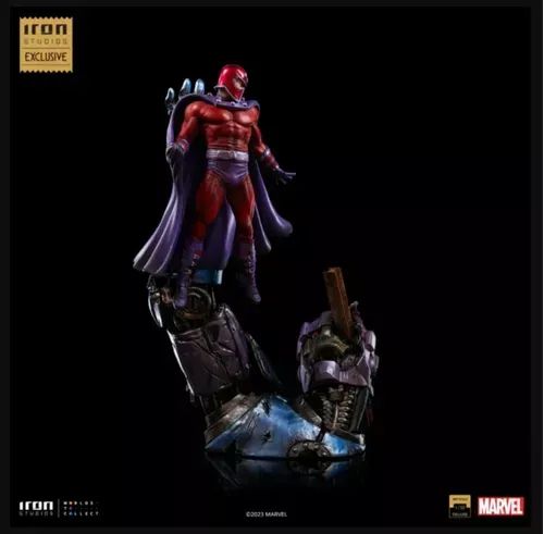 X-men Magneto Vs. Sentinel Diorama 1/10 Iron Studios Ccxp 2023 - Foto 2