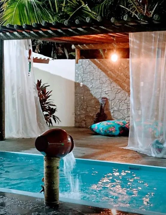 Linda Casa, 4/4, Vista Mar, Piscina, Cond. Fechado, Praia Privativa!! - Foto 2