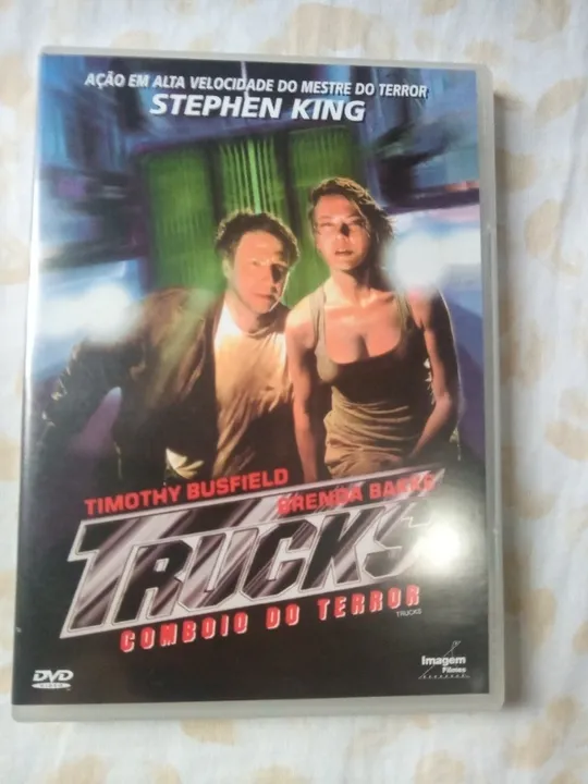 Dvd trucks comboio do terror remake Stephen king