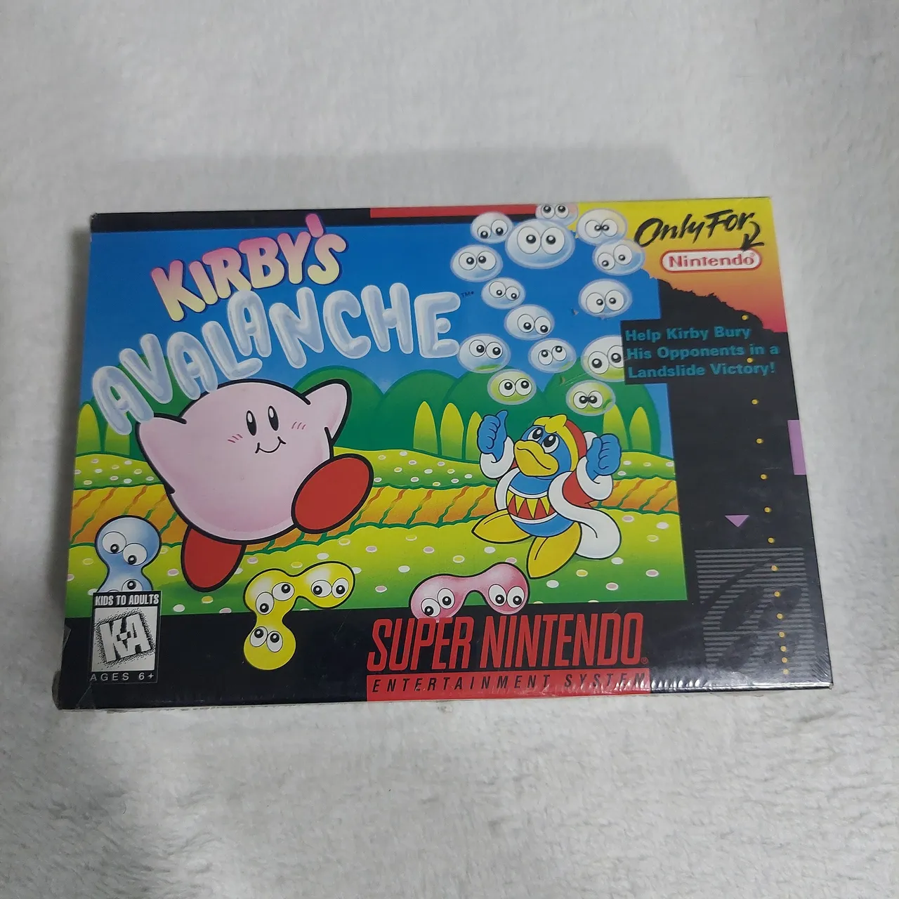 Jogo Super Nintendo Kirby's Avalanche lacrado