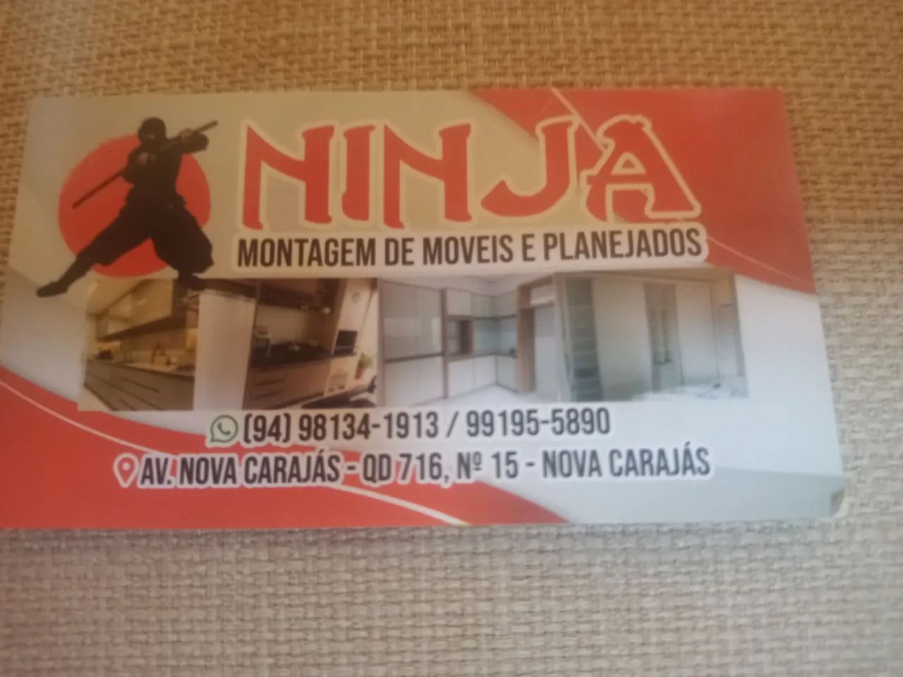 Trabalhamos com móveis planejados e montagem em geral ninja montagem