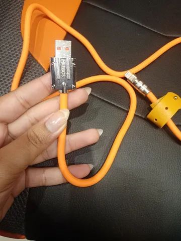Cabo de dados iPhone 1 metro Turbo e mais resistente  - Foto 3