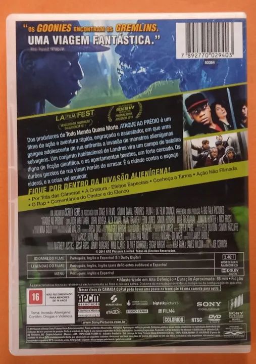 Dvd Ataque ao Prédio  - Foto 2