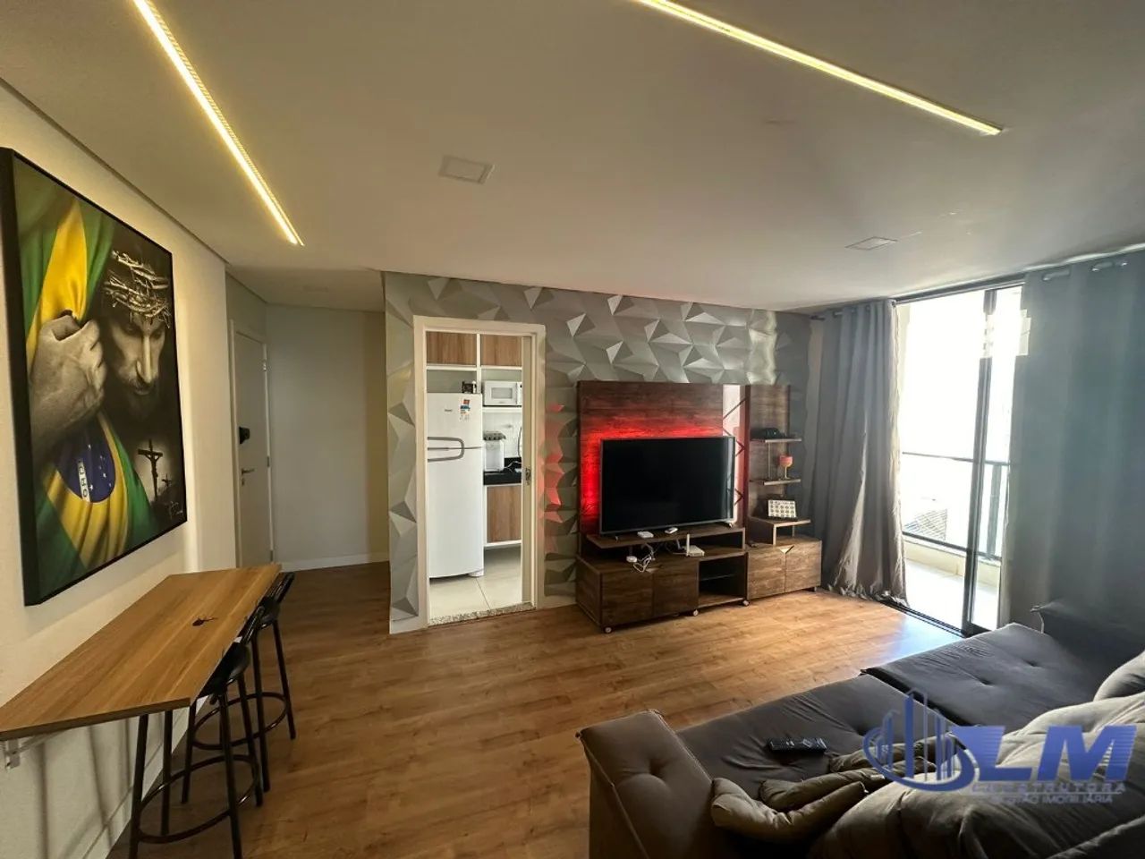 APARTAMENTO MOBILIADO NA PRAIA DO MORRO COM 02 QUARTOS SENDO 01 SUITE, SALA DE JANTAR, SAL - Foto 2