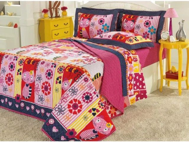 Jogo De Edredom Cobre-leito Matelassado Casal Com 2 Porta Travesseiros Dui Design - Foto 3