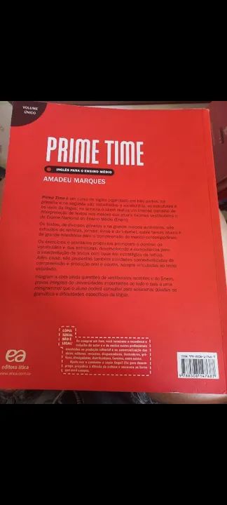 Livro Prime Time Inglês Ensino Médio completo zerado  - Foto 2