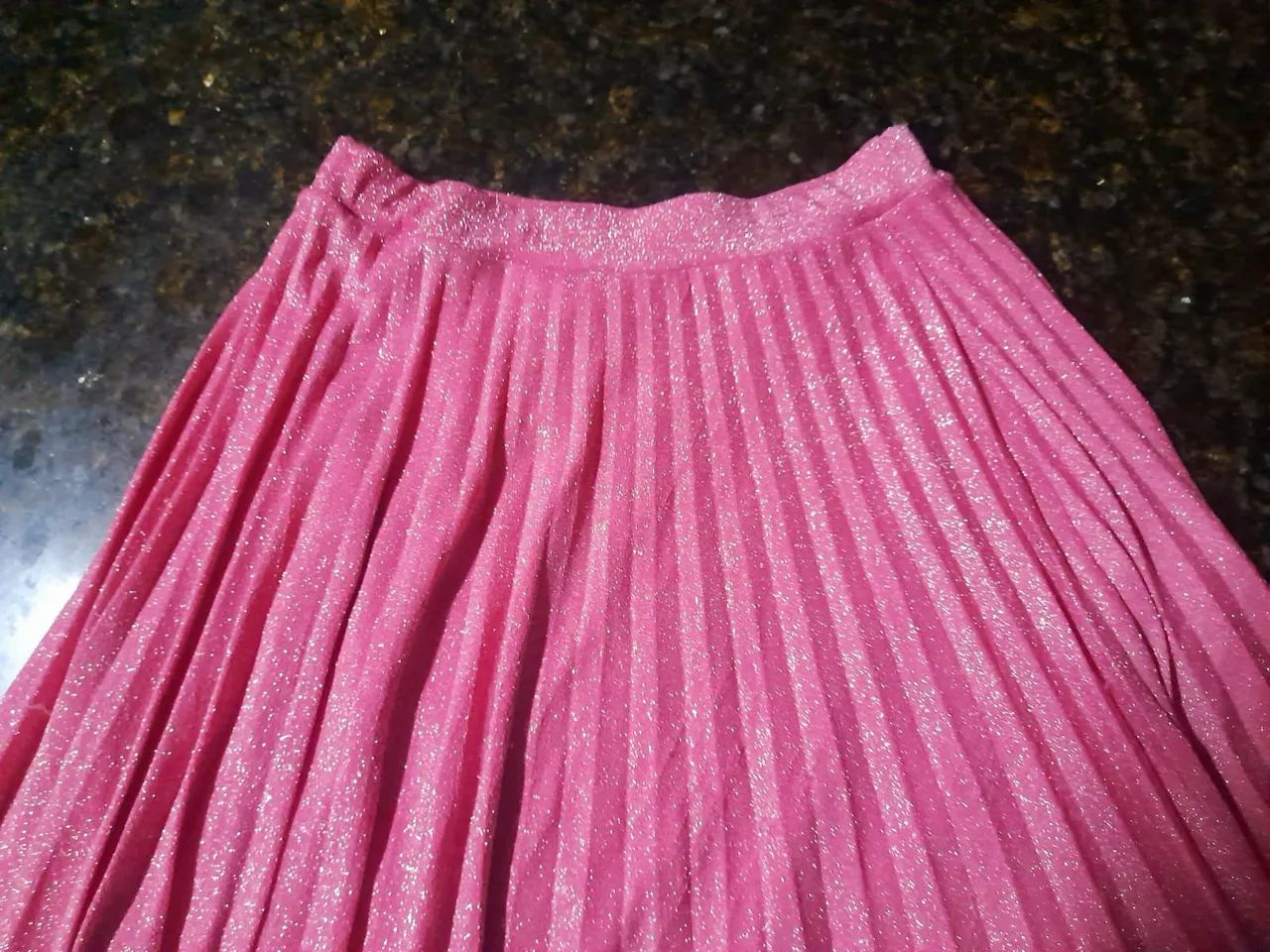 Saia Plisada Rose  - Foto 3