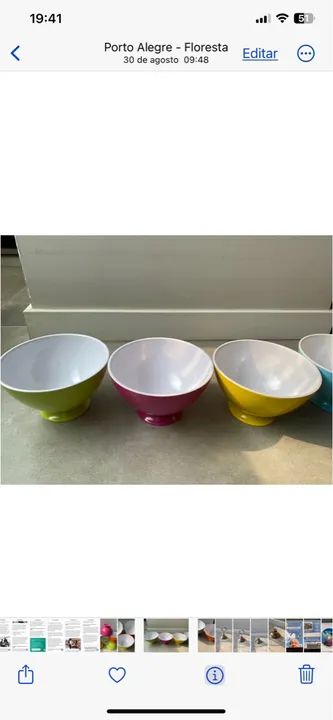 Conjunto 05 Tigelas - Foto 3