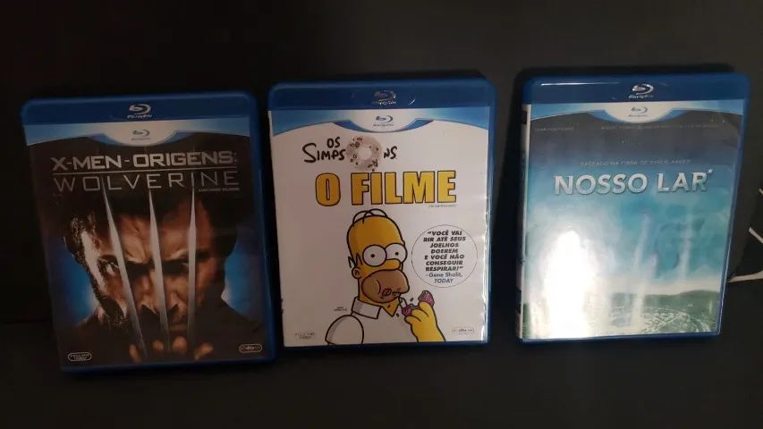 Blu-Ray Lote com 3 filmes