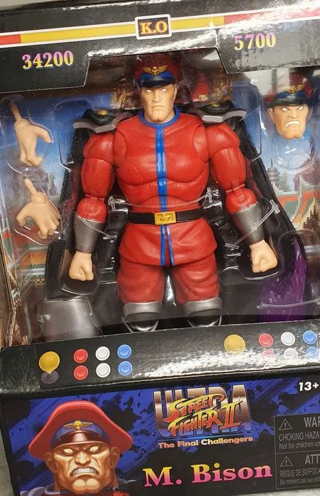 M. Bison Street fighter 2 Jada toys lacrado - Foto 3