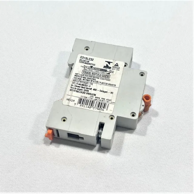 Disjuntor Termomagnético GE Din 1x32 Monopolar C32 Monofásico Unipolar