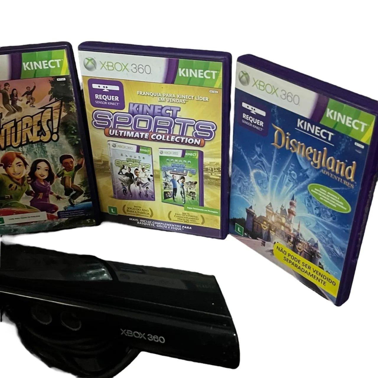 ORIGINAL Xbox 360 Kinect Adventures e Kinect Sports Ultimate Collection - Foto 2