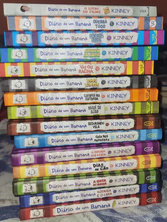 Livros Diário de um Banana 15 Volumes Coleção Completa Livros e