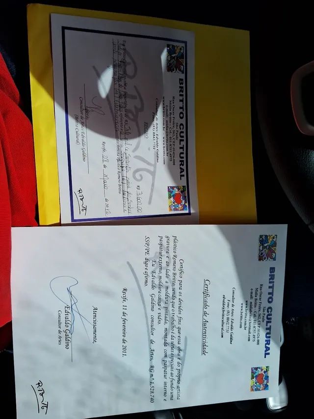 Quadro Romero Britto com certificado - Foto 4