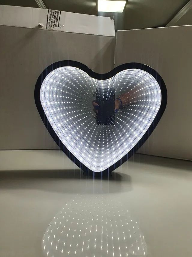 Coração espelho led  - Foto 4