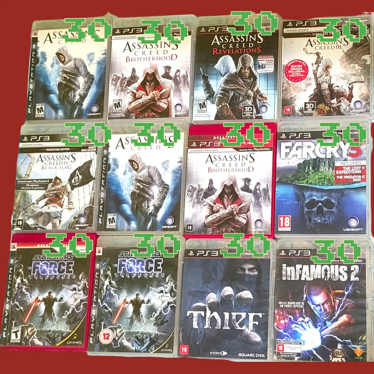 jogos para ps3 em mídia fisica
