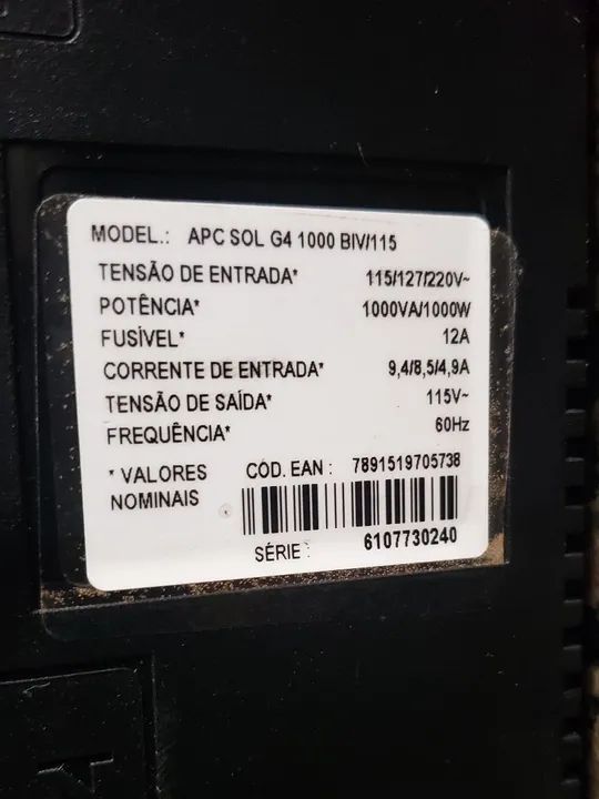 Fonte apc sol 1000w - Foto 3