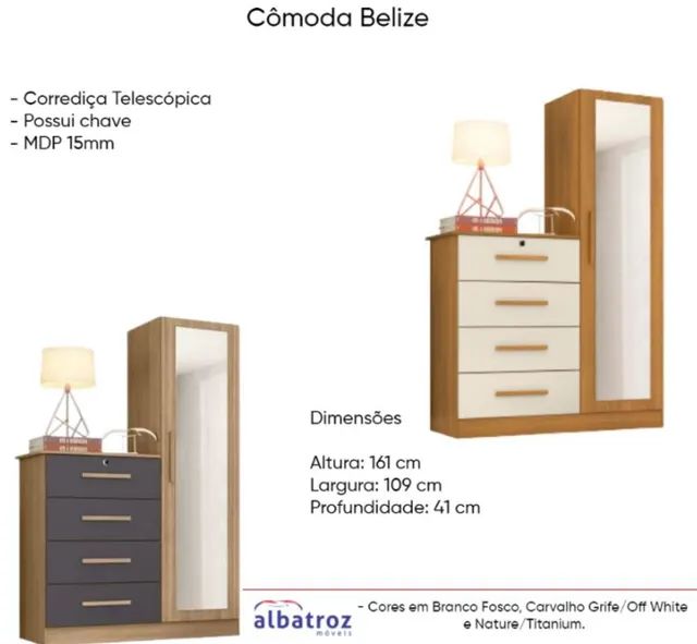 Cômoda Belize 