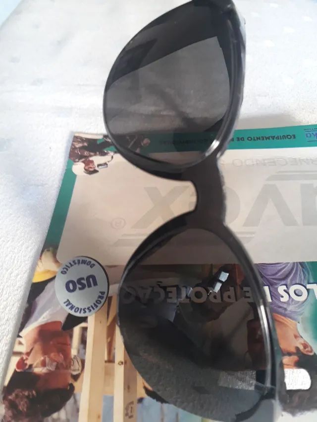 Óculos de segurança em policarbonato com hastes flexíveis cor G15 IMPORTADO   - Foto 4
