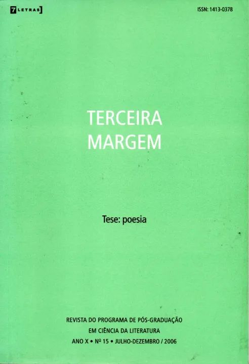 Livro - Terceira Margem - Tese: Poesia / Diversos Autores (UFRJ ...