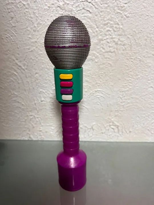 Microfone eletronico a pilha