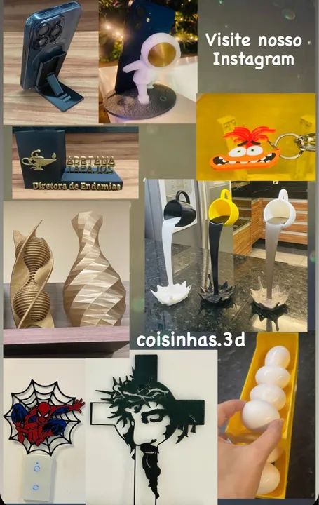 Objetos impressos em 3D
