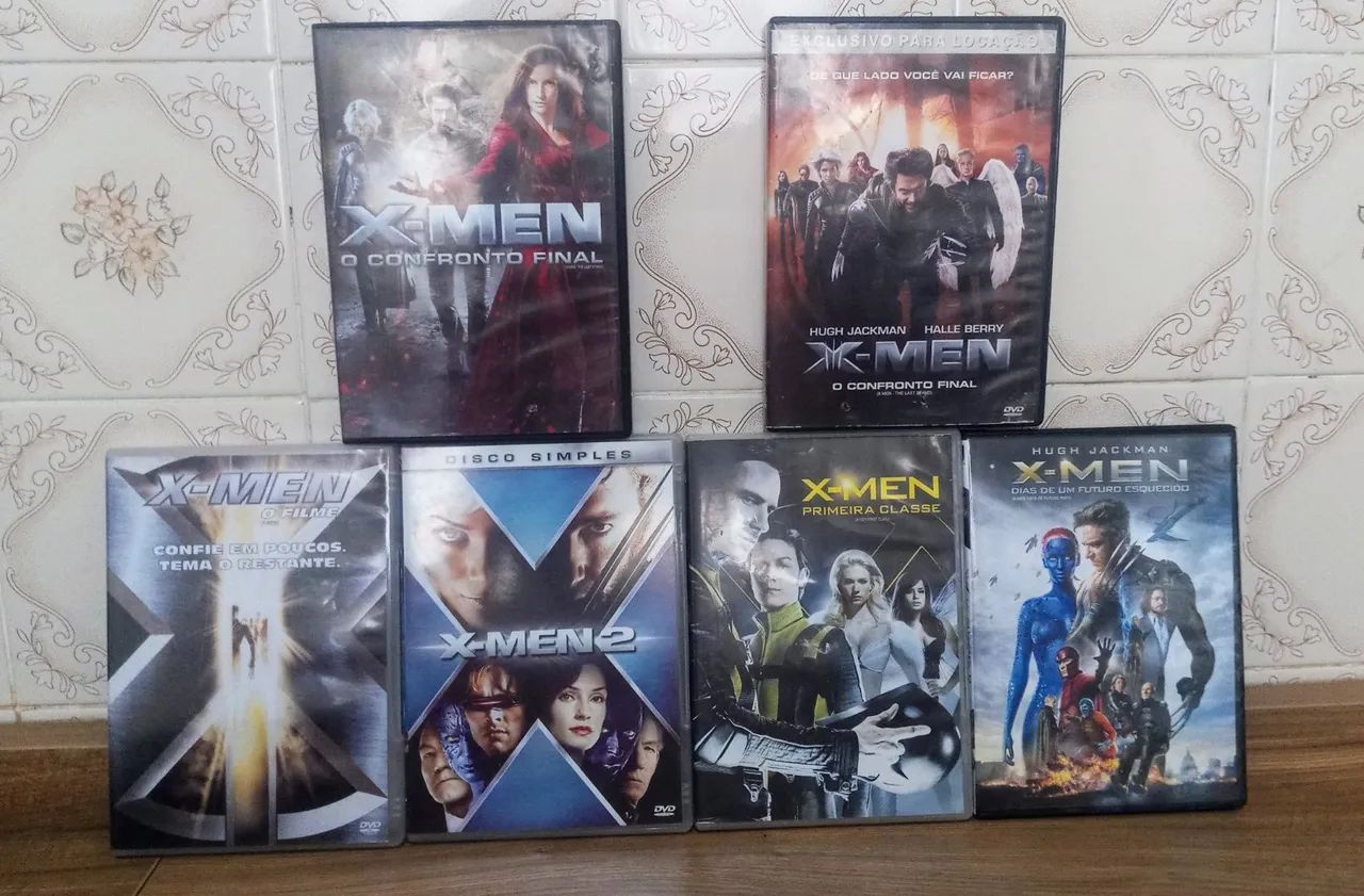 Dvd Coleção Filmes X-men (06 Dvds) - Originais