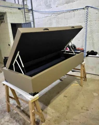Cama Solteiro c/ bau  entrega grátis 