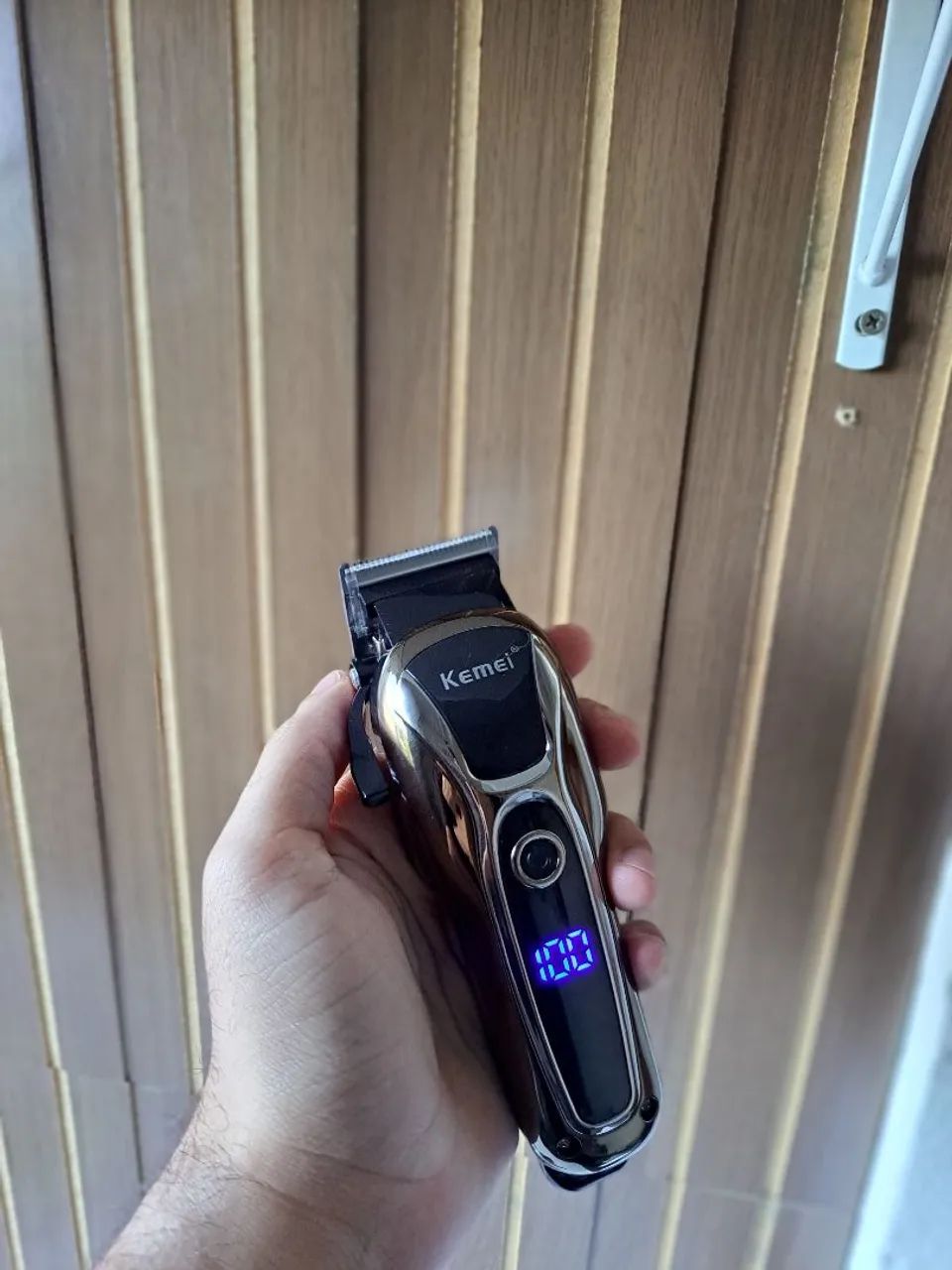 Máquina de cortar cabelo Kemei profissional