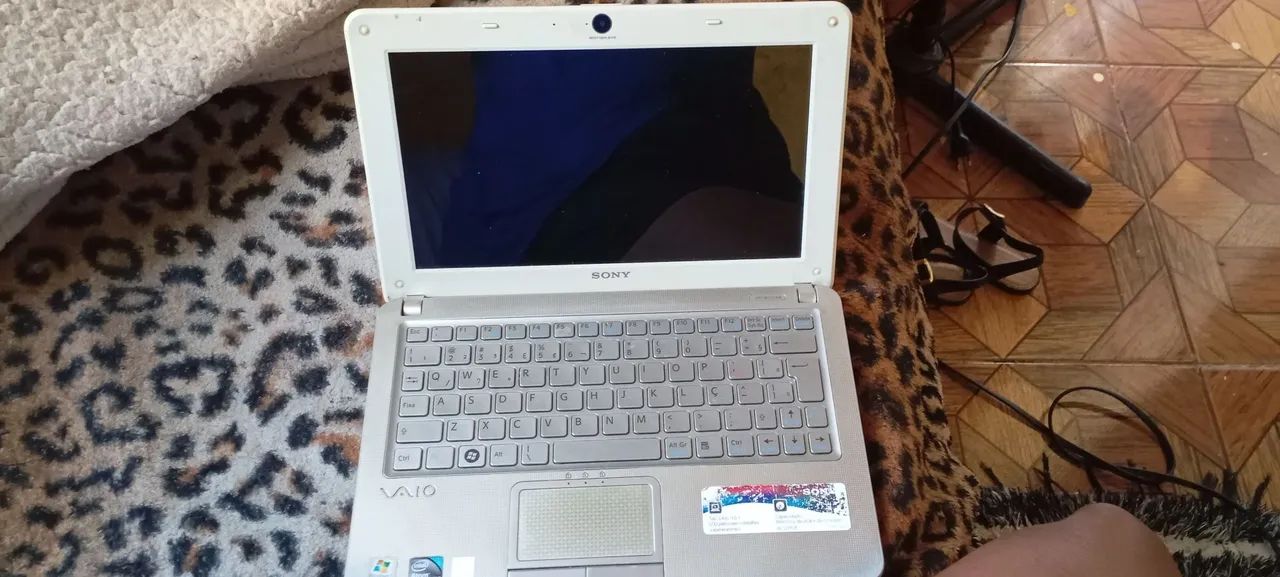 Netbook VAIO branco mini
