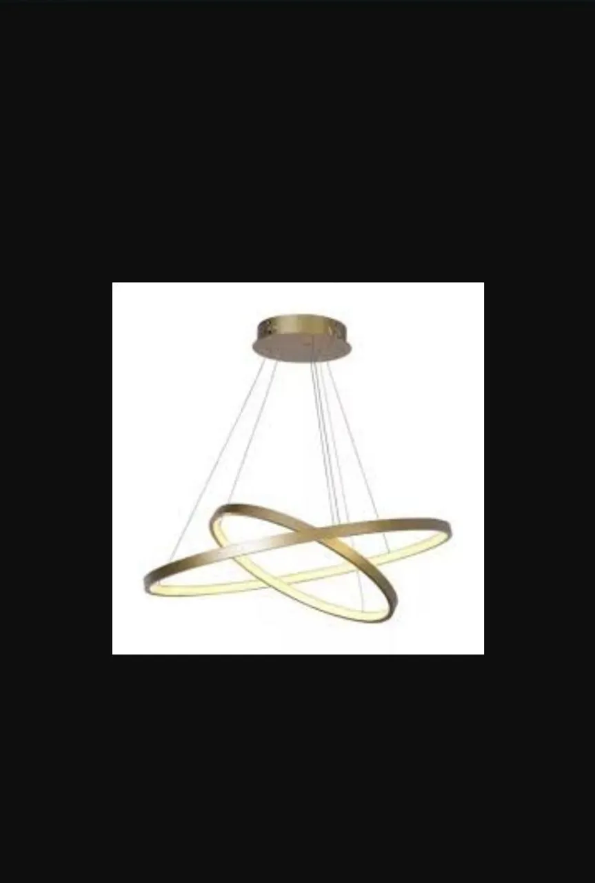 Lustre moderno de LED com design exclusivo