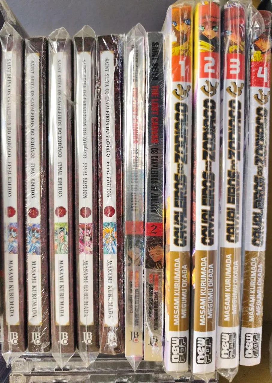 Lote cavaleiros do zodíaco enciclopédia e mais! - Livros e